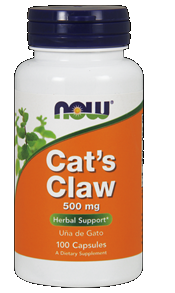 Cat's Claw 500 mg (100 Caps) NOW Foods